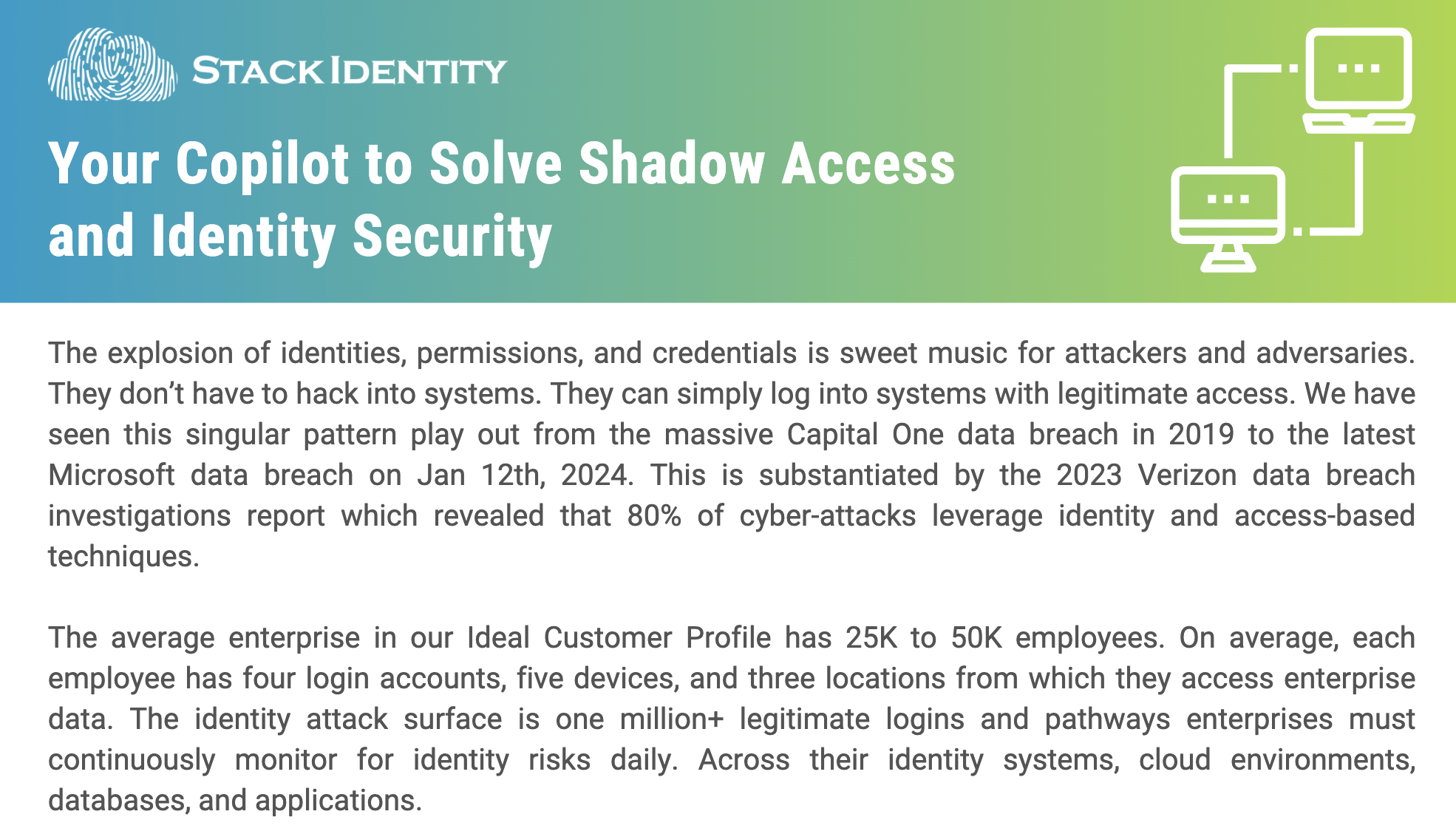 Stack Identity Platform Datasheet